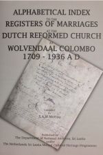 Alphabetical Index to the register of Marriages 