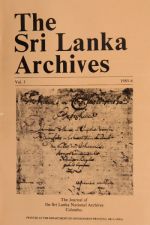 The Sri Lanka Archives III